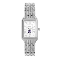 Women's Fossil Kansas State Wildcats Raquel Three-Hand Date Stainless Steel Watch