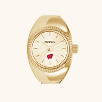 Women's Fossil Wisconsin Badgers Watch Ring
