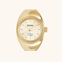 Women's Fossil Georgia Tech Yellow Jackets Watch Ring