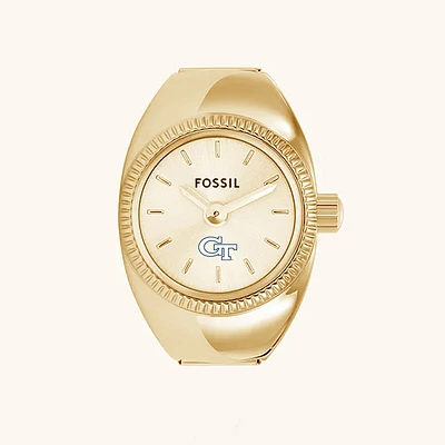 Women's Fossil Georgia Tech Yellow Jackets Watch Ring