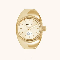 Women's Fossil Georgia Tech Yellow Jackets Watch Ring