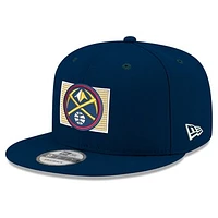 Men's New Era Navy Denver Nuggets State Pride 9FIFTY Snapback Hat