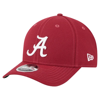Men's New Era Crimson Alabama Crimson Tide Team Collective 9FORTY M-Crown Adjustable Hat