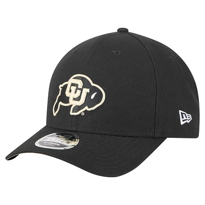 Men's New Era Black Colorado Buffaloes Team Collective 9FORTY M-Crown Adjustable Hat