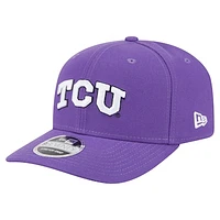 Men's New Era  Purple TCU Horned Frogs Team Collective 9SEVENTY Stretch-Snap Adjustable Hat