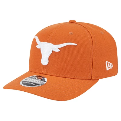 Men's New Era  Texas Orange Texas Longhorns Team Collective 9SEVENTY Stretch-Snap Adjustable Hat