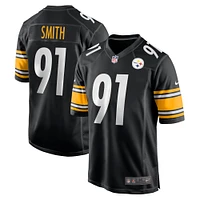 Men's Nike Preston Smith  Black Pittsburgh Steelers Game Jersey