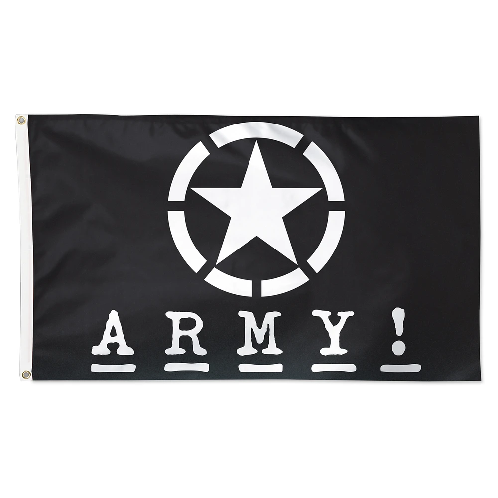 WinCraft Army Black Knights 3' x 5' One-Sided Deluxe Flag