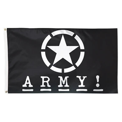 WinCraft Army Black Knights 3' x 5' One-Sided Deluxe Flag