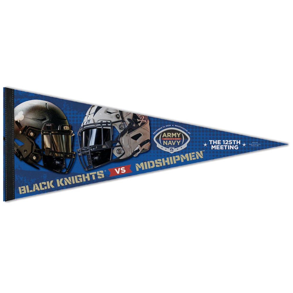 WinCraft Army Black Knights Army Black Knights vs. Navy Midshipmen 125th Meeting 12" x 30" Premium Pennant