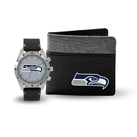 Seattle Seahawks Watch and Wallet Gift Set