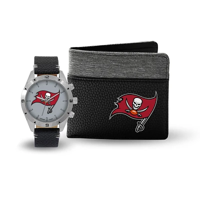 Tampa Bay Buccaneers Watch and Wallet Gift Set