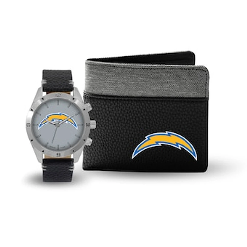 Los Angeles Chargers Watch and Wallet Gift Set