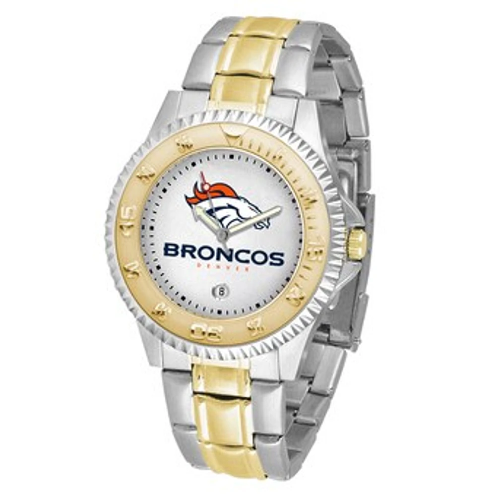 Denver Broncos Two-Tone Zone Watch