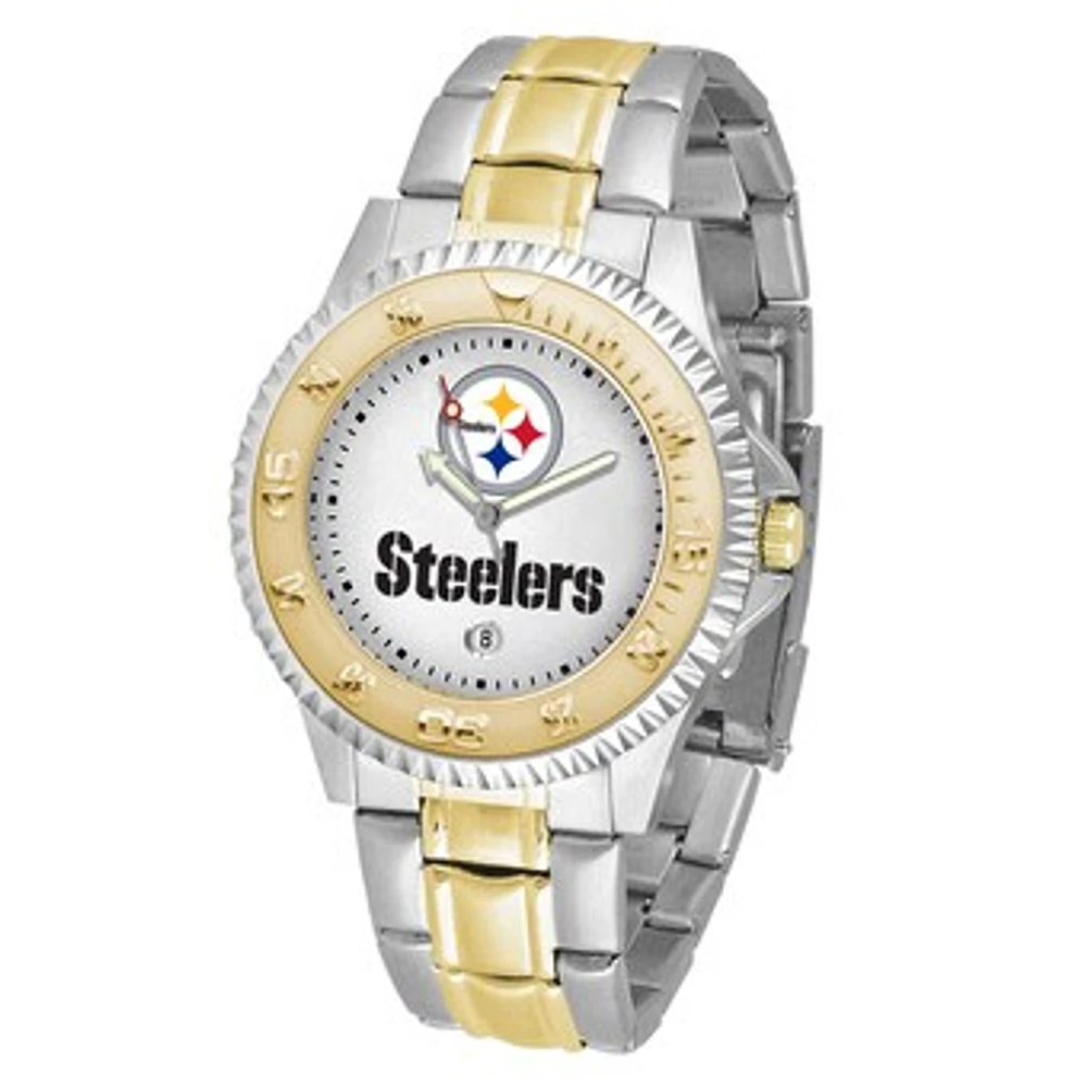 Pittsburgh Steelers Two-Tone Zone Watch