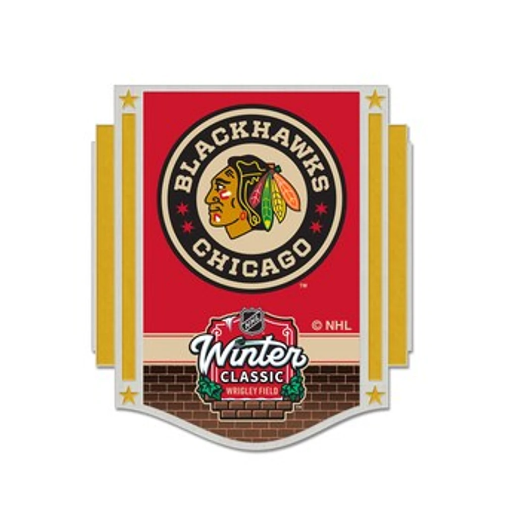 WinCraft Chicago Blackhawks 2025 NHL Winter Classic Collector Pin