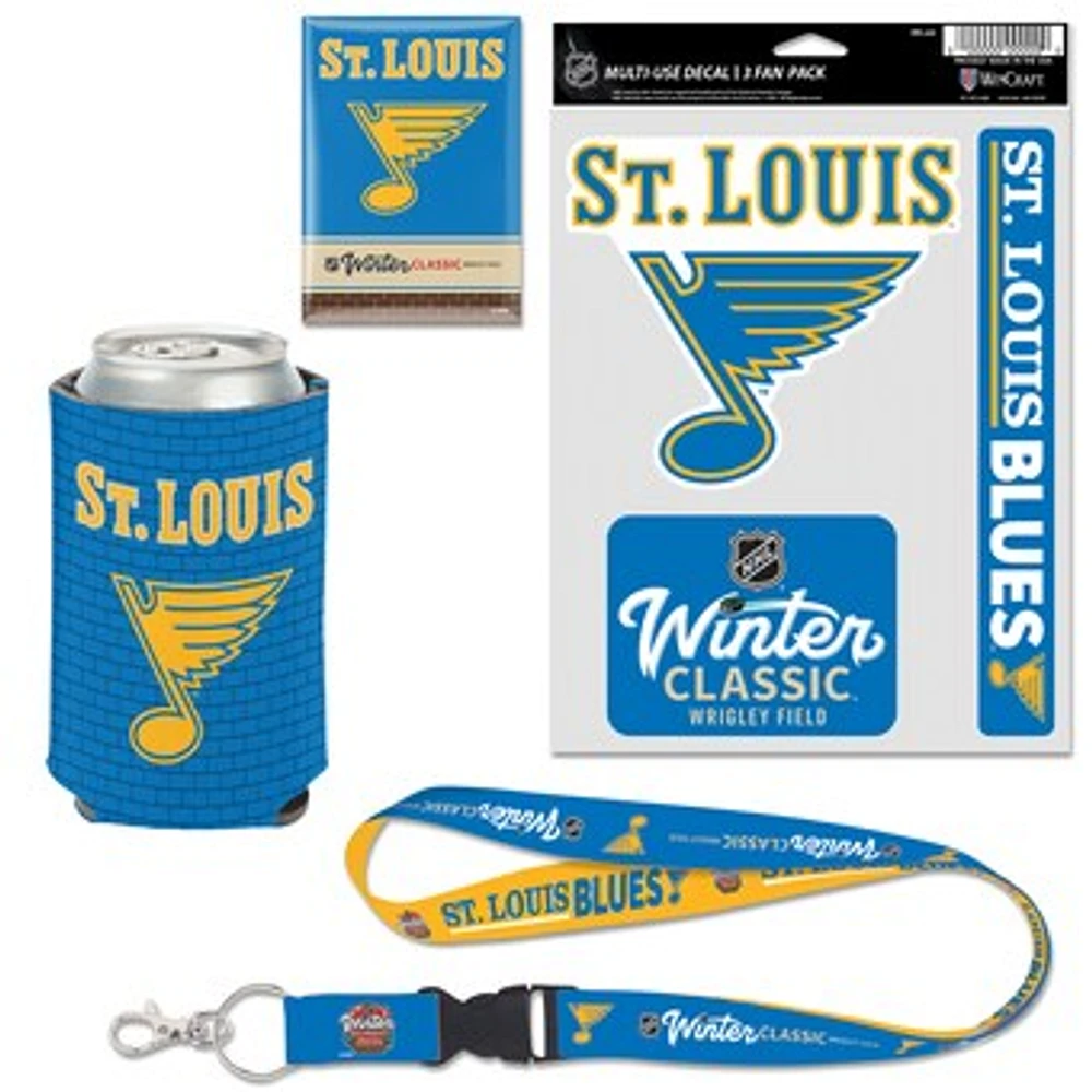 WinCraft St. Louis Blues 2025 NHL Winter Classic Fan Pack