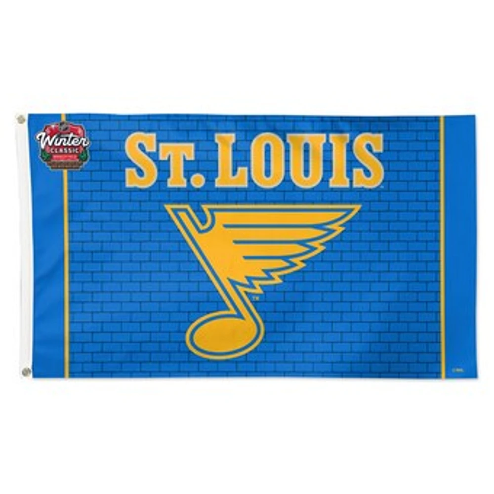 WinCraft St. Louis Blues 2025 NHL Winter Classic 3' x 5' One-Sided Deluxe Flag