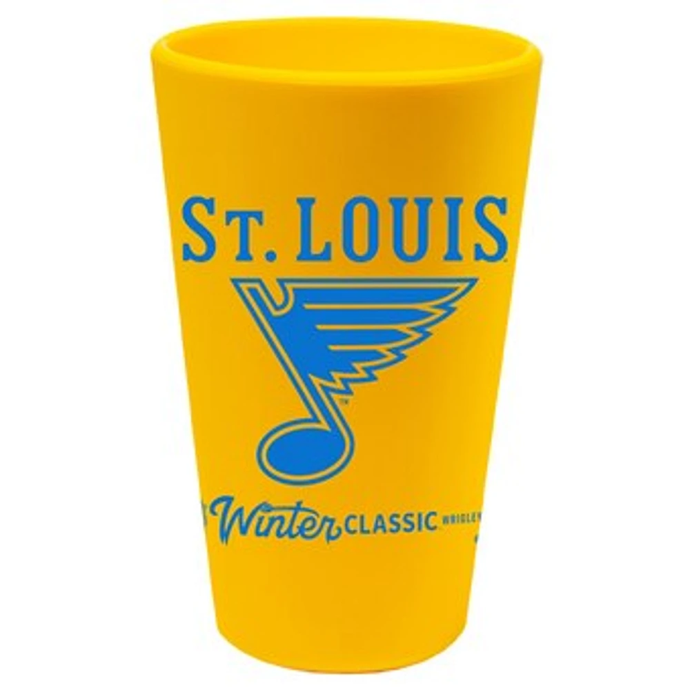 WinCraft St. Louis Blues 2025 NHL Winter Classic 16oz. Silicone Pint Glass