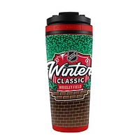 WinCraft Chicago Blackhawks 2025 NHL Winter Classic 26oz. 4D Stainless Steel Ice Shaker Bottle