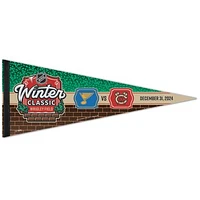 WinCraft Chicago Blackhawks vs. St. Louis Blues 2025 NHL Winter Classic 12" x 30" Premium Pennant