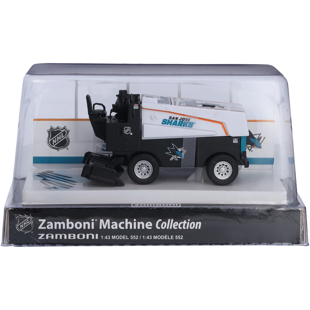 Macklin Celebrini San Jose Sharks Autographed 1:43 Scale Die-Cast Zamboni