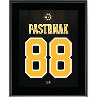 David Pastrnak Boston Bruins 10.5" x 13" Jersey Number Sublimated Player Plaque