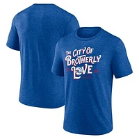 Men's  Royal Philadelphia 76ers Team Pride Tri-Blend T-Shirt