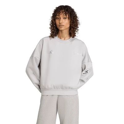Women's adidas  Gray Mercedes-AMG Petronas F1 Team Silverstone Pack Pullover Sweatshirt