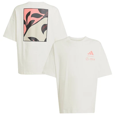 Youth adidas  White Mercedes-AMG Petronas F1 Team 2025 Miami Grand Prix Pack T-Shirt