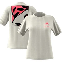 Women's adidas  White Mercedes-AMG Petronas F1 Team 2025 Miami Grand Prix Pack Ribbed T-Shirt