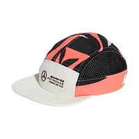 Unisex adidas  White Mercedes-AMG Petronas F1 Team 2025 Miami Grand Prix Pack Camper Adjustable Hat