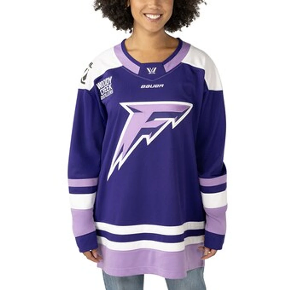 Unisex Purple Minnesota Frost Replica Hockey Jersey