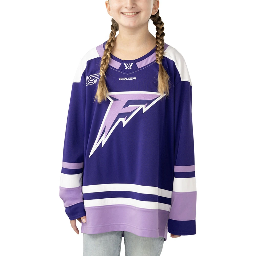 Youth Purple Minnesota Frost Replica Hockey Jersey