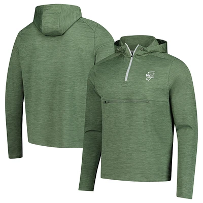 Men's Ahead  Green WM Phoenix Open Fleece Lined Wade Quarter-Zip Top