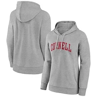 Women's Gray Cornell Big Red Arch Pullover Hoodie