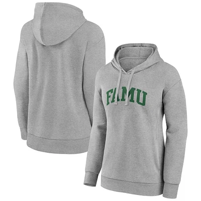 Women's Gray Florida A&M Rattlers Arch Pullover Hoodie