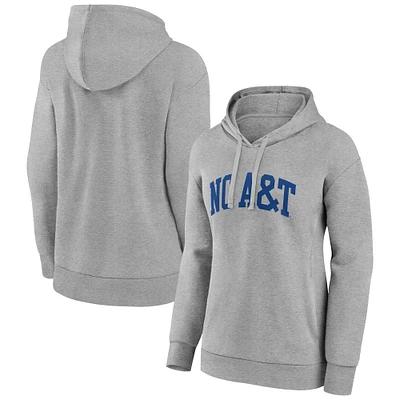 Women's Gray North Carolina A&T Aggies Arch Pullover Hoodie