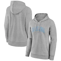 Women's Gray North Carolina Tar Heels Arch Pullover Hoodie