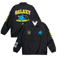 Youth Peace Collective x Sesame Street Black LA Galaxy Full-Snap Coaches Jacket