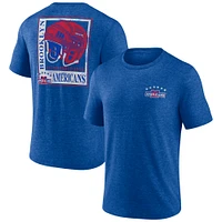 Men's  Blue New York Americans Earnest Will Tri-Blend T-Shirt