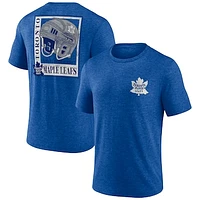 Men's  Blue Toronto Maple Leafs Earnest Will Tri-Blend T-Shirt