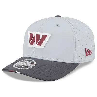 Men's New Era  Gray/Graphite Washington Commanders 2025 NFL Training Camp 9SEVENTY Adjustable Hat