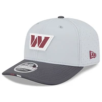 Men's New Era  Gray/Graphite Washington Commanders 2025 NFL Training Camp 9SEVENTY Adjustable Hat