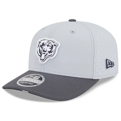 Men's New Era  Gray/Graphite Chicago Bears 2025 NFL Training Camp 9SEVENTY Adjustable Hat