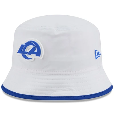 Men's New Era  White Los Angeles Rams 2025 NFL Training Camp Stretch Bucket Hat