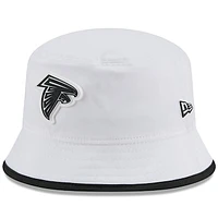 Men's New Era  White Atlanta Falcons 2025 NFL Training Camp Stretch Bucket Hat
