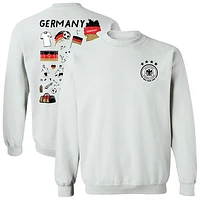 Women's Vive La Fete  White Germany National Team Impressions Artwork Pullover Sweatshirt