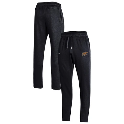Men's Under Armour Black Campbell Fighting Camels All Day Fleece Pants