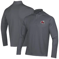 Men's Under Armour  Gray Gardner-Webb Bulldogs Motion Quarter-Zip Jacket